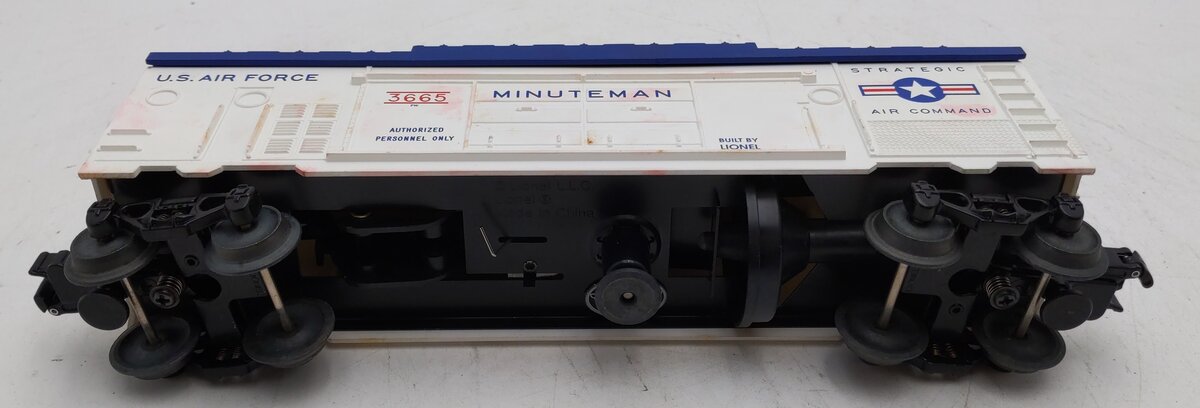 Lionel 3665 Vintage O Gauge US Air Force Minuteman Missile Launching Car EX