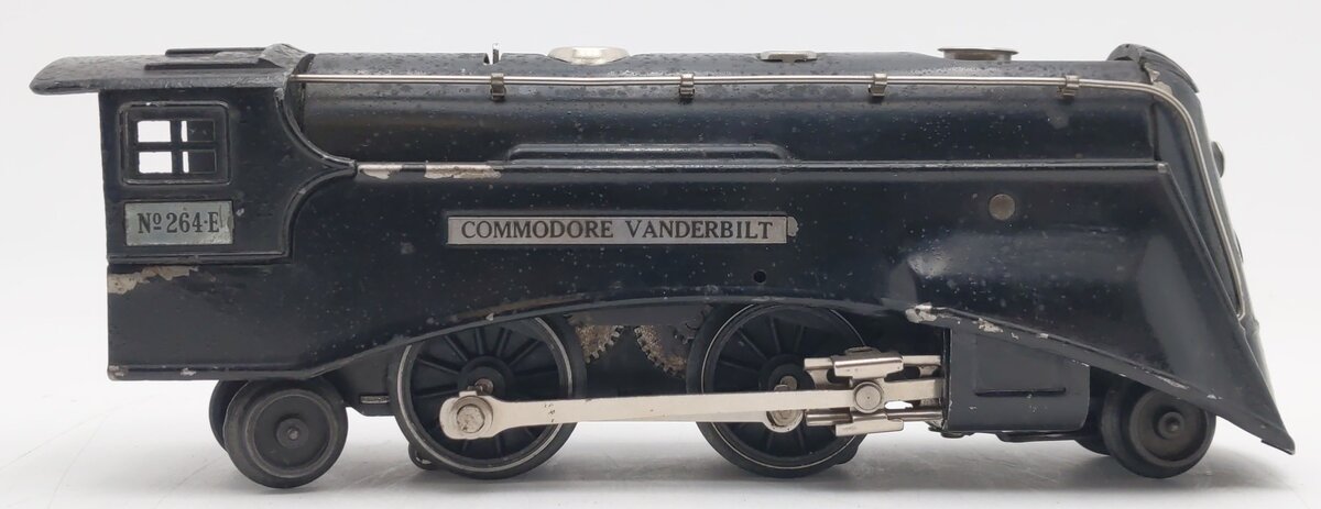 Lionel 264E Vintage O 2-4-2 Commodore Vanderbilt Steam Locomotive VG