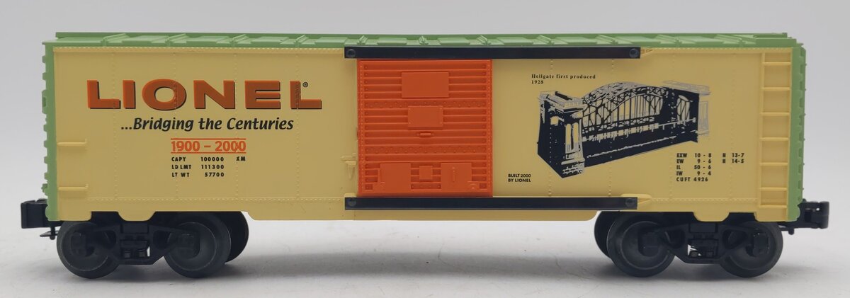 Lionel 6-29294 O Gauge Hellgate Bridge Boxcar LN