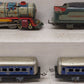 Unique 742 Vintage O Turn Key Steam Locomotive Lithographed Tin Freight Set/Box