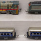 Unique 742 Vintage O Turn Key Steam Locomotive Lithographed Tin Freight Set/Box