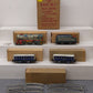 Unique 742 Vintage O Turn Key Steam Locomotive Lithographed Tin Freight Set/Box