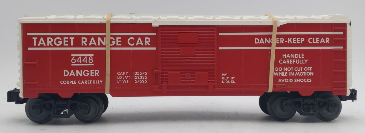 Lionel 6-26763 O Gauge PWC Exploding Target Boxcar #6448 EX