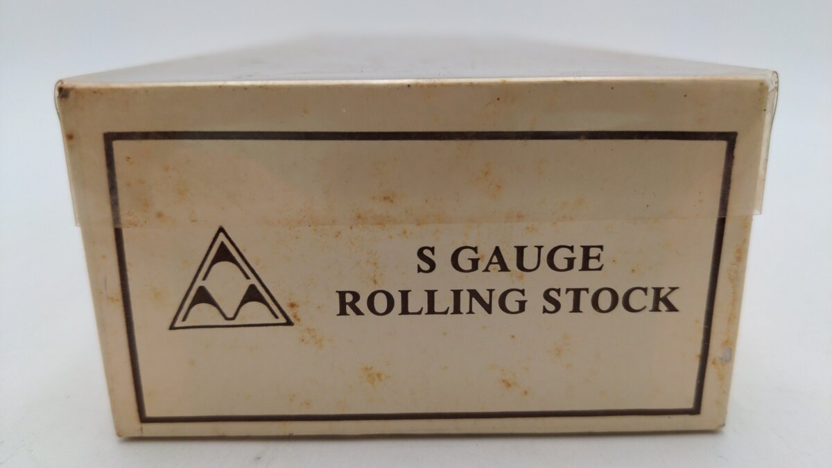 American Models S Scale Burlington Northern Gondola #565734 VG/Box