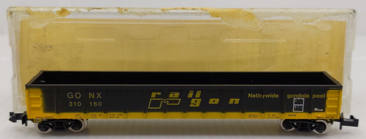 Roundhouse 8401 N Scale Railgon Gondola Kit #310160 LN/Box