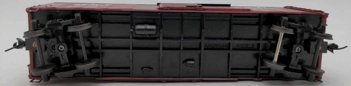 American Models 1152 S Scale MKT 40' Box Car #92507 - Scale Wheels EX/Box