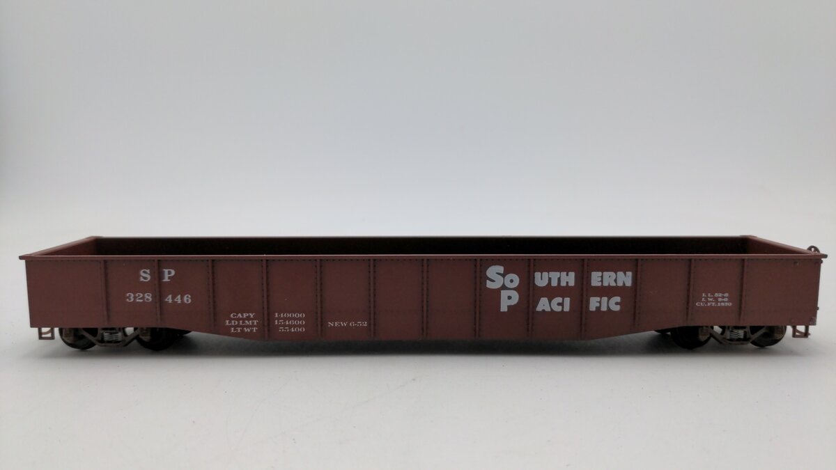 American Models 410 S Scale Southern Pacific Gondola #328446 EX/Box