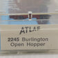 Atlas 2245 N Scale Burlington Hopper Car # 172700 LN/Box