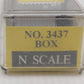 Model Power 3437 N Scale UP Boxcar #4990000 EX/Box