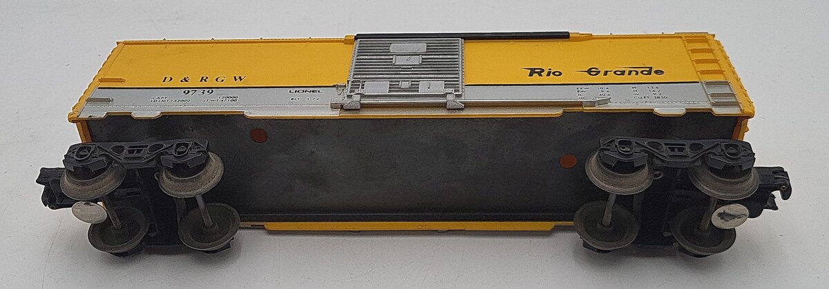 Lionel 6-9739 O Gauge Denver and Rio Grande Western Boxcar VG