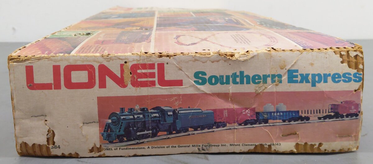 Lionel 6-1384 O Gauge Southern Express Steam Locomotive Freight Set EX/Box