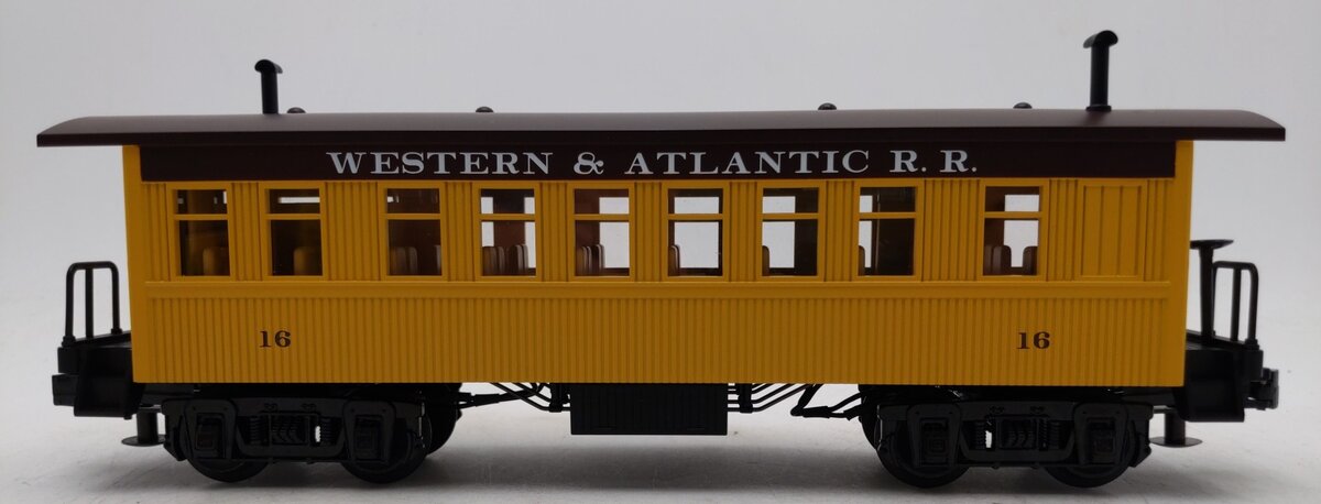 MTH 30-6400-3 O Gauge W.A.R.R. Overton Illuminated Coach LN/Box