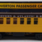 MTH 30-6400-3 O Gauge W.A.R.R. Overton Illuminated Coach LN/Box
