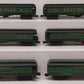 Williams 16101 O Gauge RDG "King Coal" 6-Car 60' Madison Passenger Car Set EX/Box
