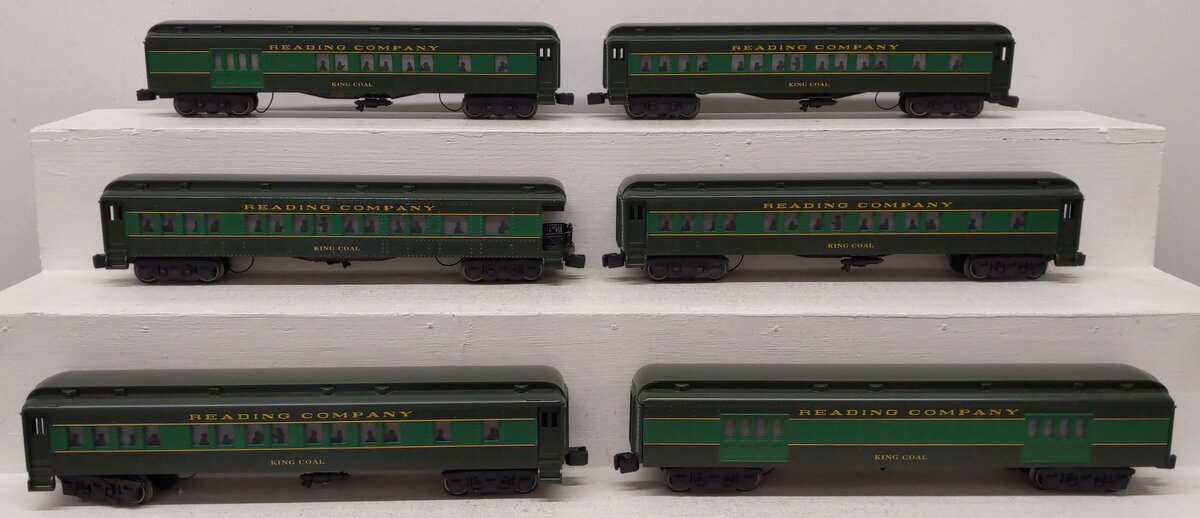 Williams 16101 O Gauge RDG "King Coal" 6-Car 60' Madison Passenger Car Set EX/Box