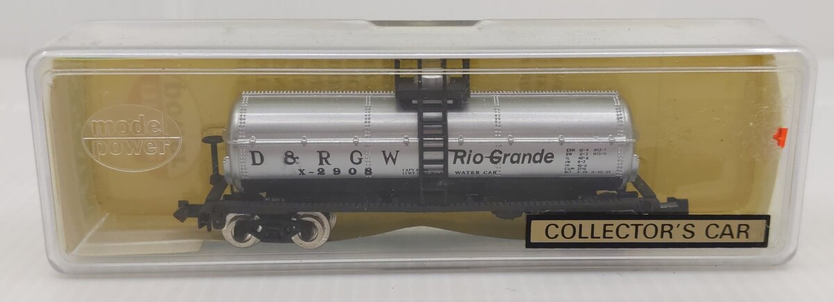 Model Power 3750 N Scale D&RG Chemical Tank #2908 LN/Box