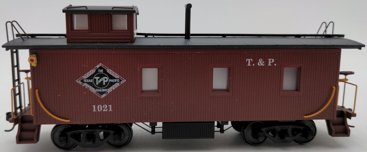 American Models 7533 S Gauge T&P Wood Caboose (Hi-Rail) EX/Box