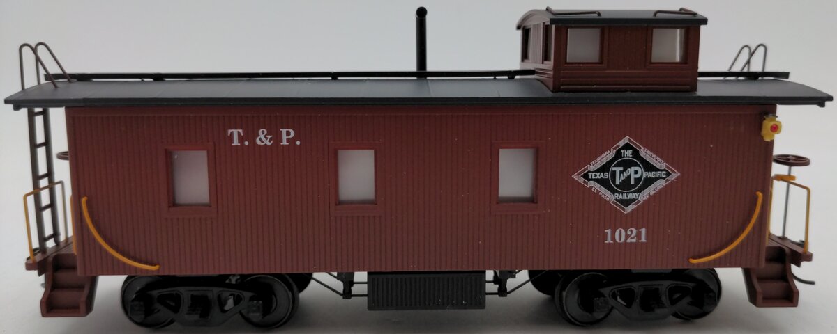 American Models 7533 S Gauge T&P Wood Caboose (Hi-Rail) EX/Box