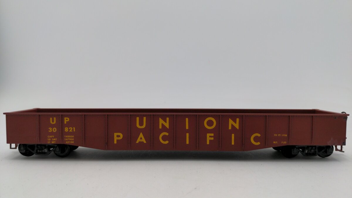 American Models S Scale Union Pacific Gondola #30821 VG