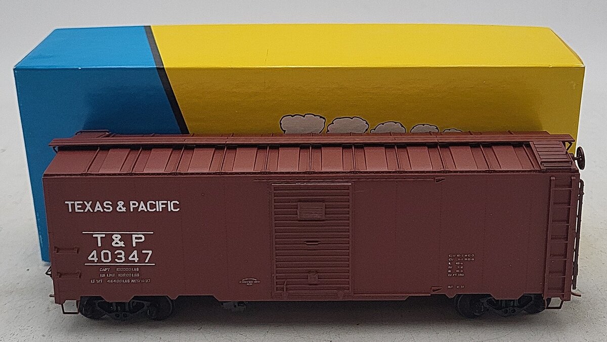 Pacific Rail 1937 AAR 40 Ft Texas & Pacific B-454 Boxcar #40347 Kit LN/Box