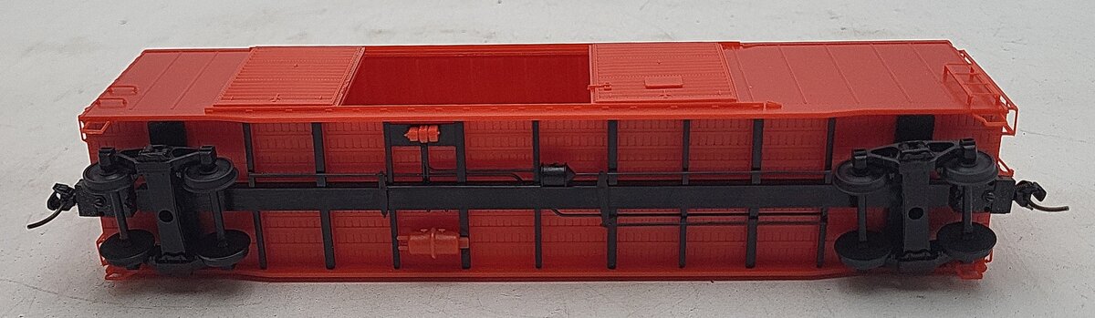 Pacific Rail S Scale Orange Undecorated Boxcar EX/Box