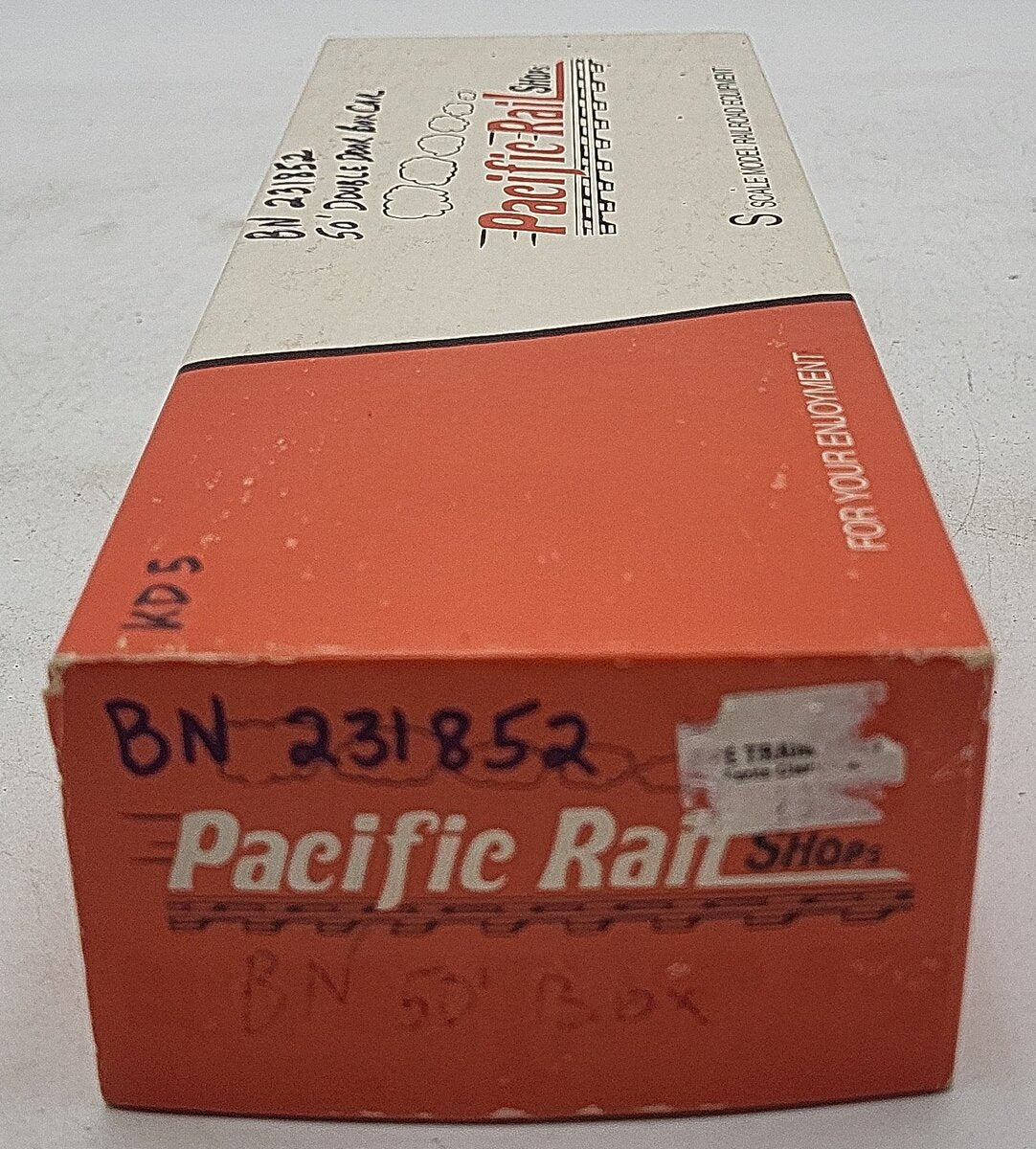 Pacific Rail S Scale Burlington Northern Boxcar #231852 EX/Box