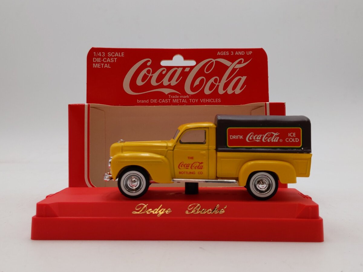 Coca-Cola Solido 1:43 Scale Dodge Bacho Pick-up truck w/ Covered Bed NIB