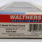 Walthers 932-6382 HO Scale Amtrak Phs 85' Budd 52-Seat Coach Custom Painted/Box