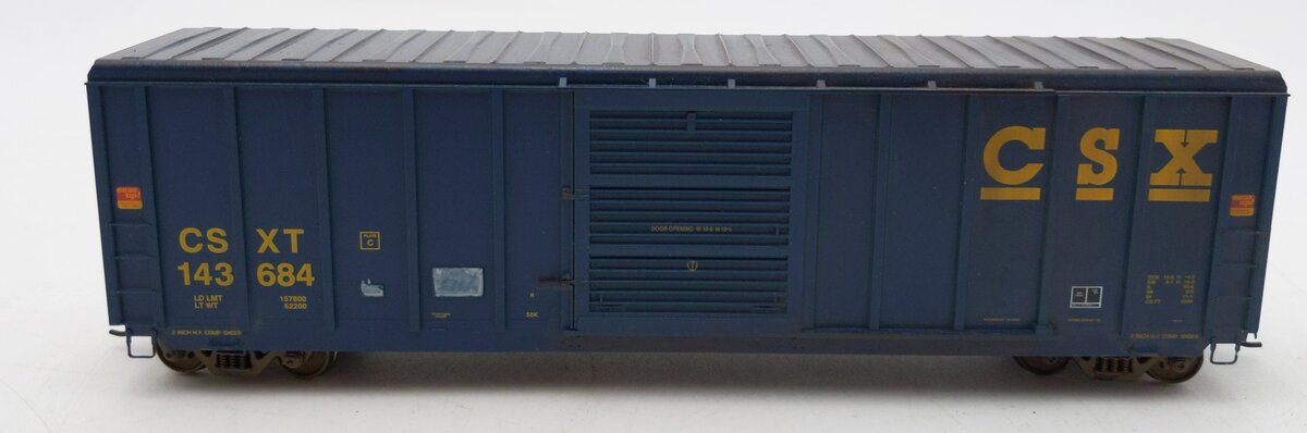 Athearn 7170 HO Scale CSX Transportation PS 5344 Boxcar #143684 weathered/Box
