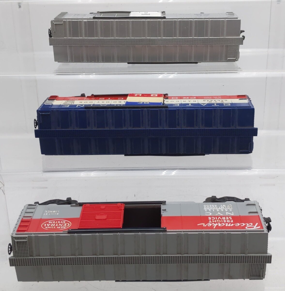 Lionel Vintage O Gauge Boxcars #6464,6464-275,6464-125 [3] VG