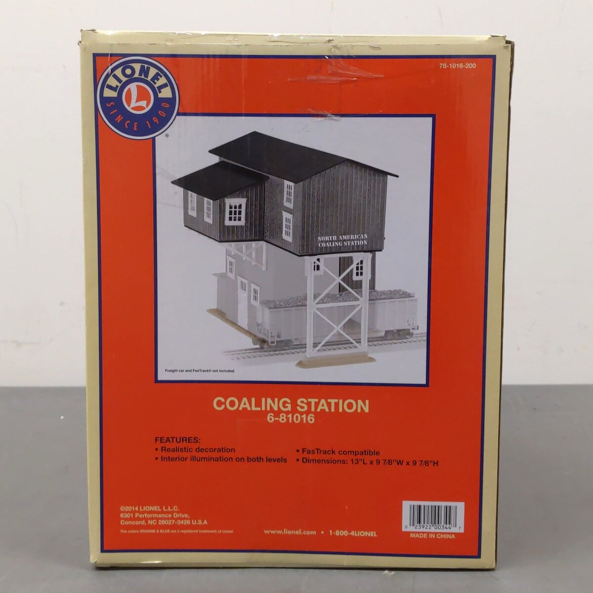 Lionel 6-81016 O Gauge North American Coaling Station VG/Box