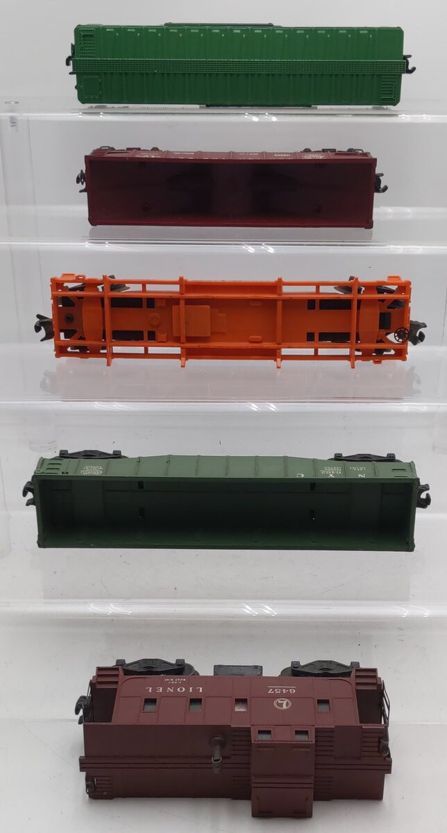 Lionel Vintage O Gauge Freight Cars #6572,6457,6462,25000,6362 [5] VG