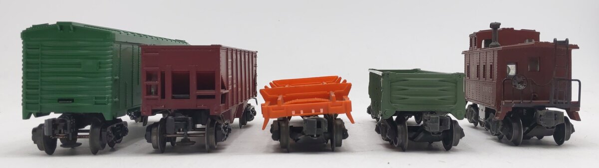 Lionel Vintage O Gauge Freight Cars #6572,6457,6462,25000,6362 [5] VG