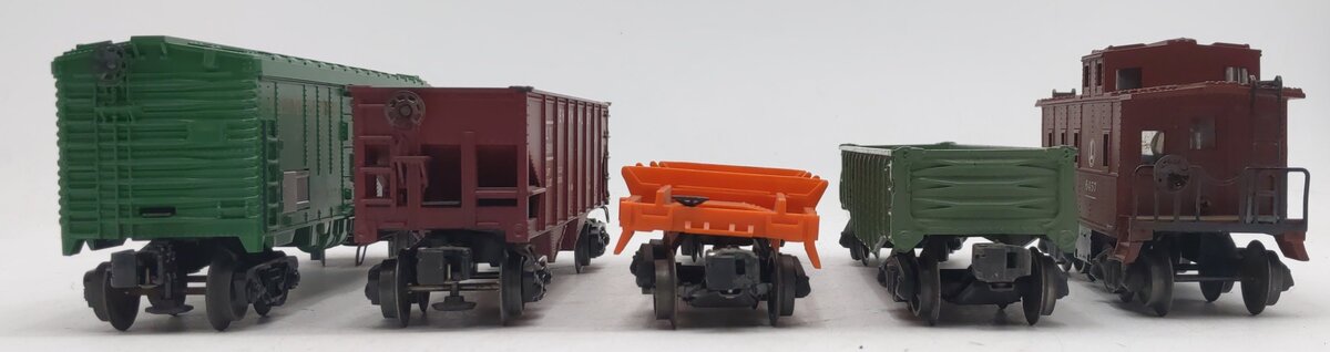 Lionel Vintage O Gauge Freight Cars #6572,6457,6462,25000,6362 [5] VG