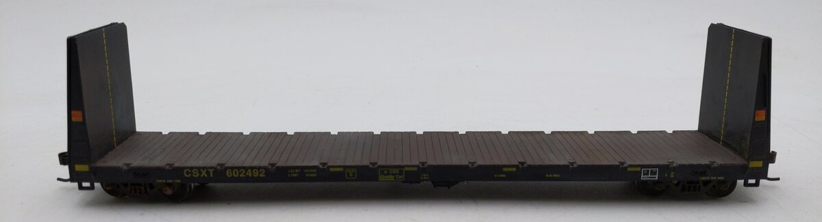 Athearn 88106 CSX 60' Bulkhead Flatcar #602492/Box