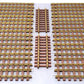 Lionel 8-82002 G Scale Brass Straight Track Sections [20] EX