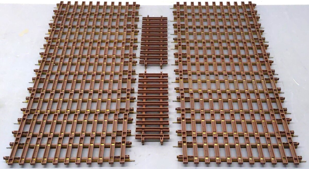 Lionel 8-82002 G Scale Brass Straight Track Sections [20] EX