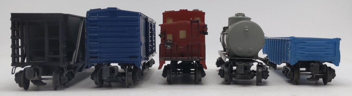 Lionel Vintage O Gauge Freight Cars [5]: #6035, 6257, 6636, 6468, & 6162 VG