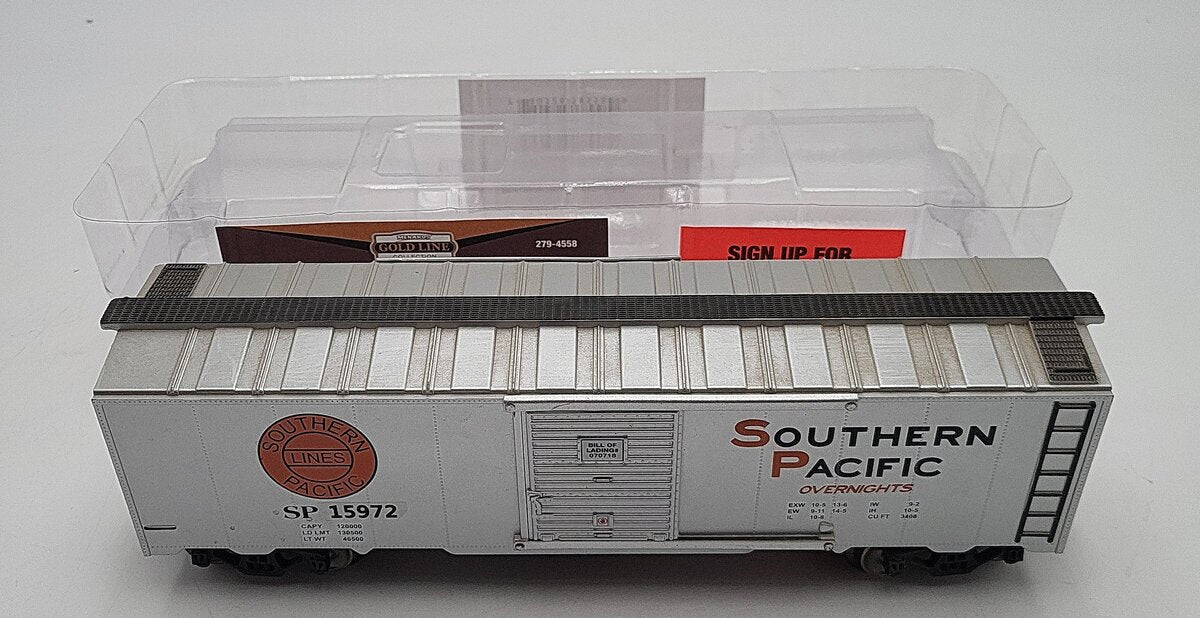 Menards 279-8742 O Scale Southern Pacific Boxcar #15972 EX/Box