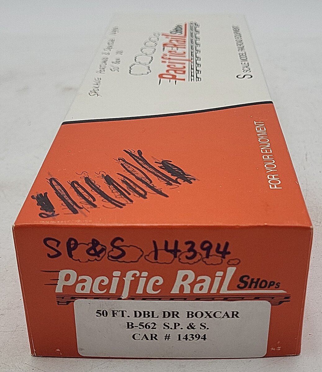 Pacific Rail B-562 S Scale Spokane Portland & Seattle50 FT DBL DR Boxcar #14394 EX/Box