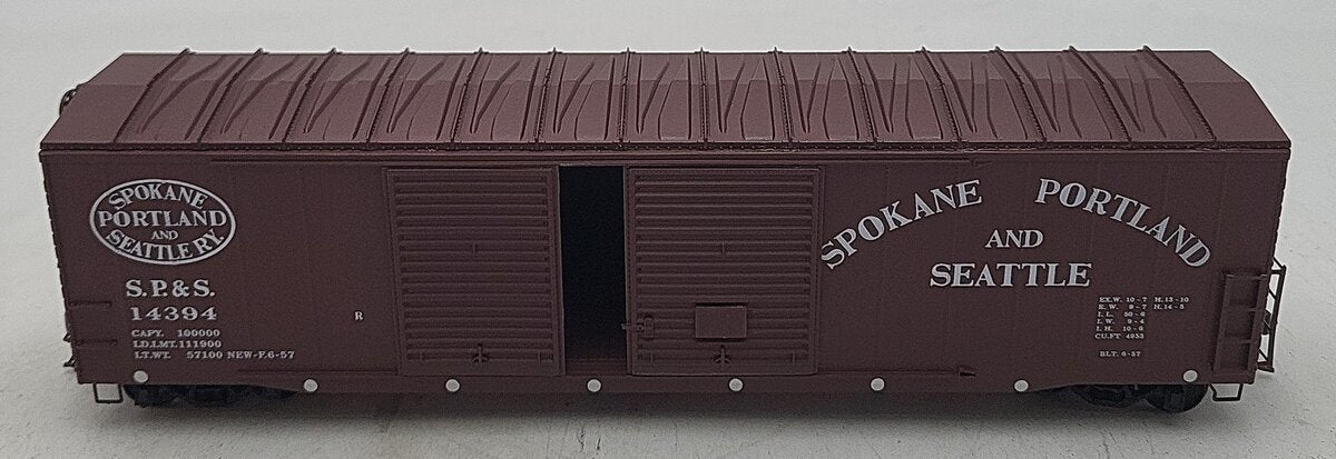 Pacific Rail B-562 S Scale Spokane Portland & Seattle50 FT DBL DR Boxcar #14394 EX/Box