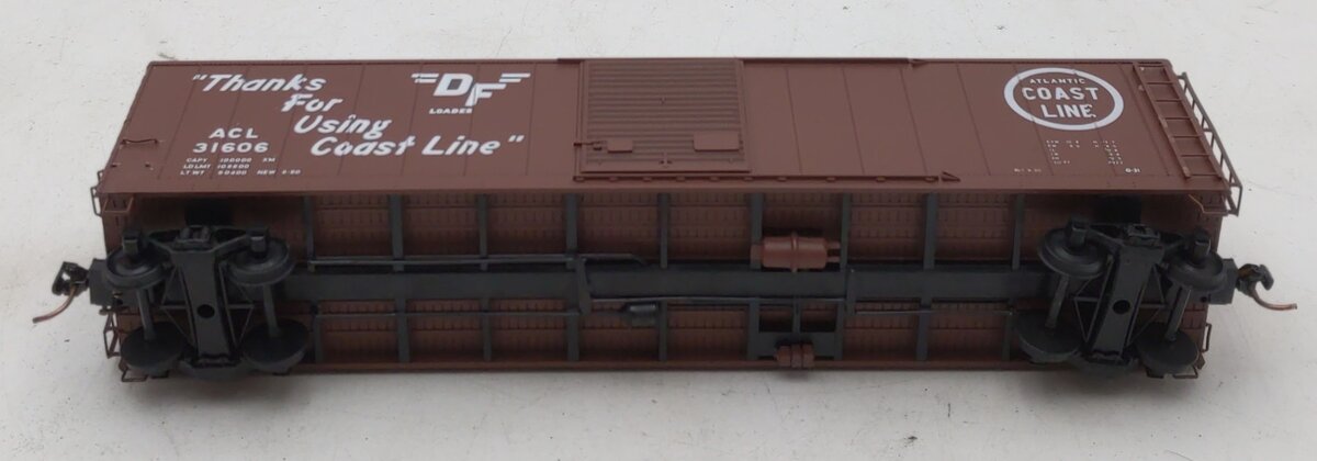 Pacific Rail B-504 S Scale Atlantic Coast Line 50' SGL SLDG DR Boxcar #31606 EX/Box