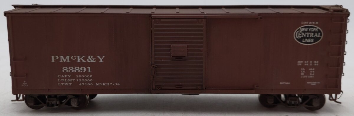 S-Helper Service 00129 S New York Central Custom Weathered Steel Boxcar #83891/Box