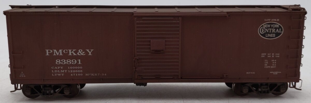S-Helper Service 00129 S New York Central Custom Weathered Steel Boxcar #83891/Box