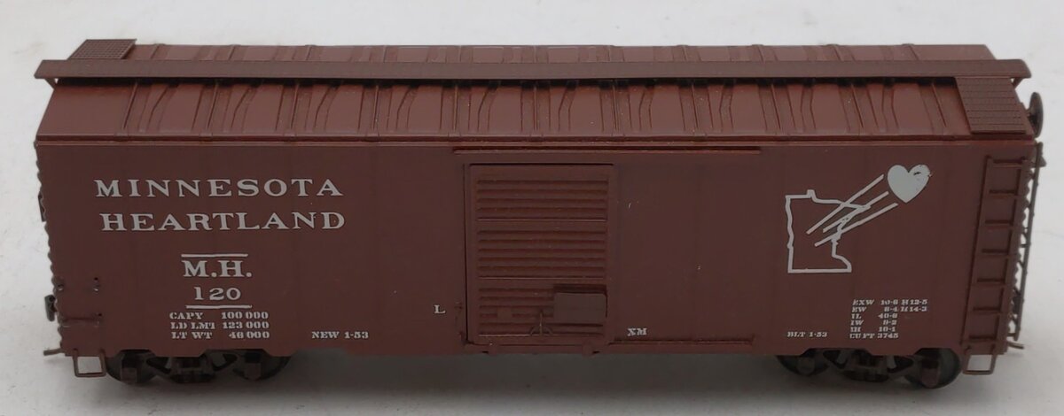 Pacific Rail S Scale Minnesota Heartland Boxcar #120 EX/Box