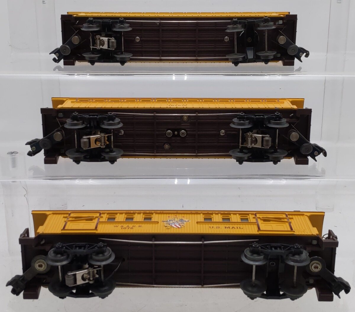 Lionel Vintage O Gauge Western & Atlantic Passenger Cars #1875W,1876,1865 [3] VG