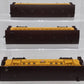 Lionel Vintage O Gauge Western & Atlantic Passenger Cars #1875W,1876,1865 [3] VG