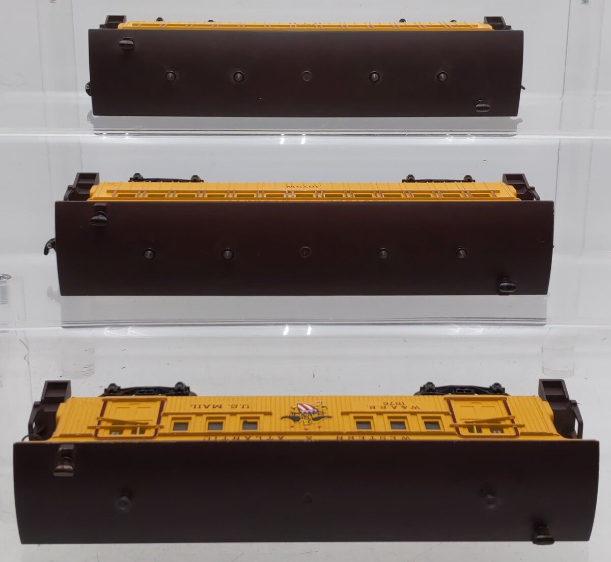 Lionel Vintage O Gauge Western & Atlantic Passenger Cars #1875W,1876,1865 [3] VG