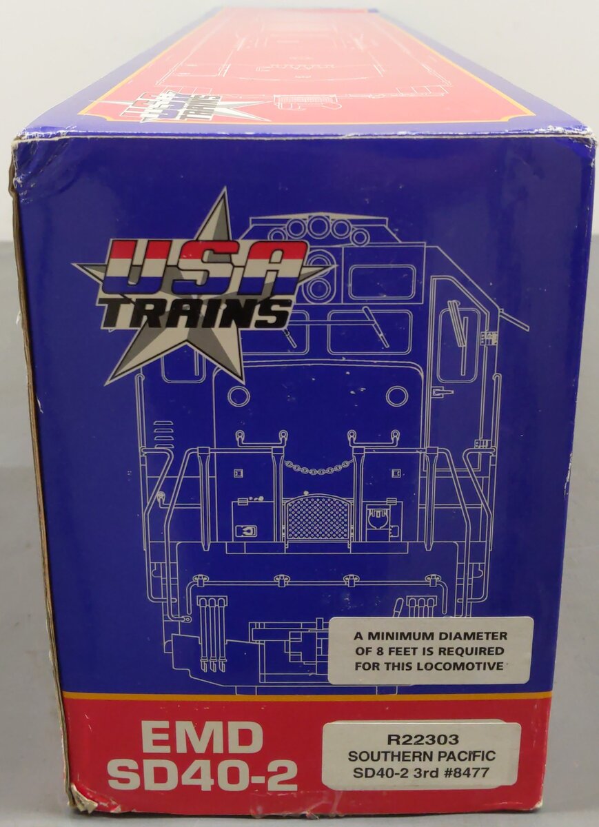 USA Trains R22303 G Southern Pacific SD40-2 Diesel Locomotive #8477 LN/Box