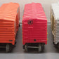 Lionel O Gauge Freight Cars: 6-9413, 6-9770, 6-9405, 6-9015, 6-9213 [5] VG
